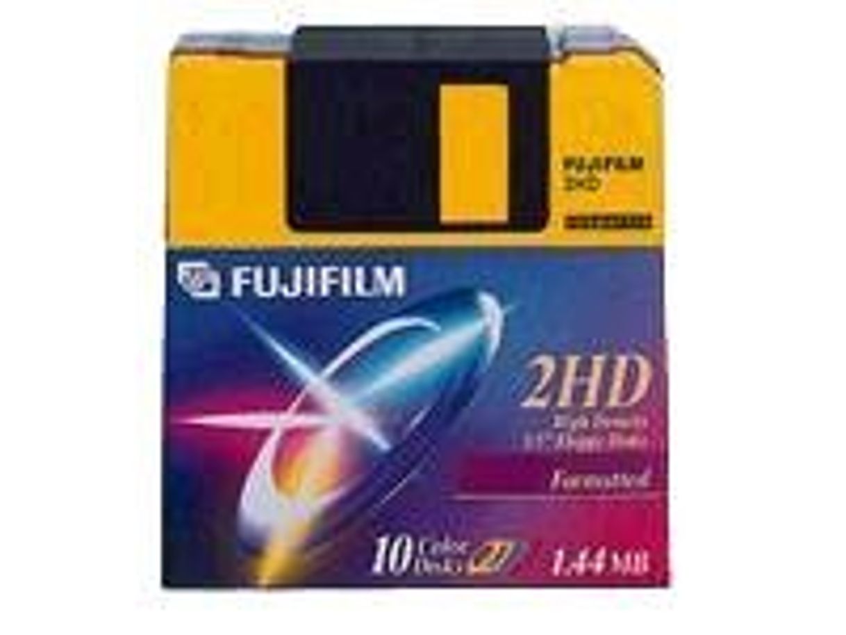 Social Fujifilm 3.5" MF2HD, 10-PK Black 2 MB - Disquetes