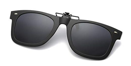 Flydo Polarizadas Clip en Gafas de Sol Marco Plástico con clip Unisex-Elegantes
