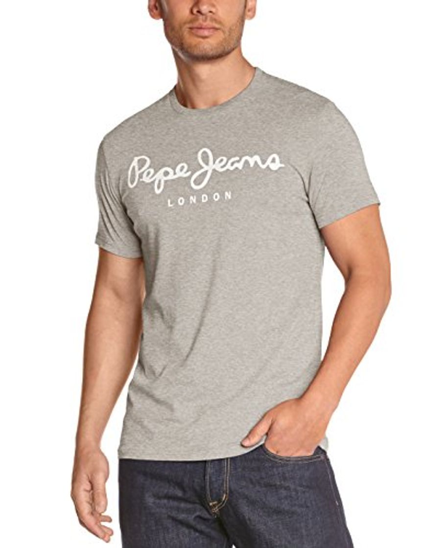 Social Pepe Jeans Original Stretch Camiseta, Gris