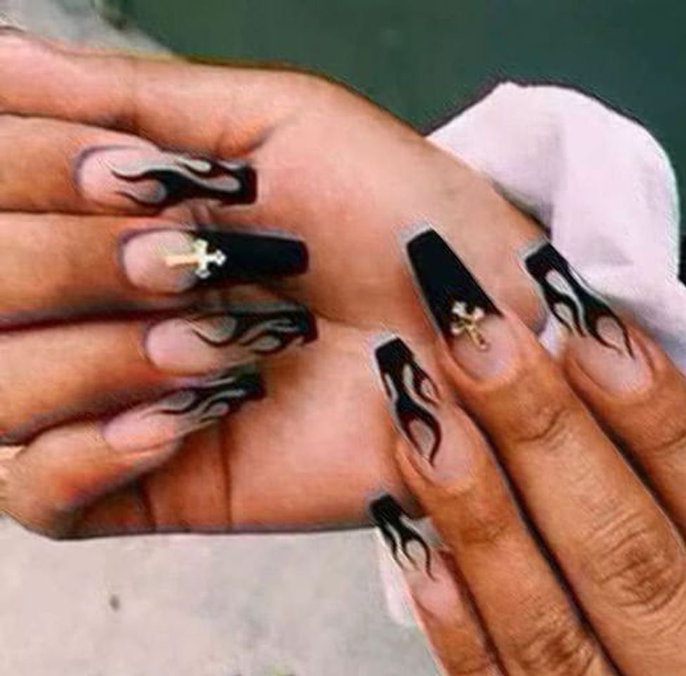 Social Unhas postiças com desenho 