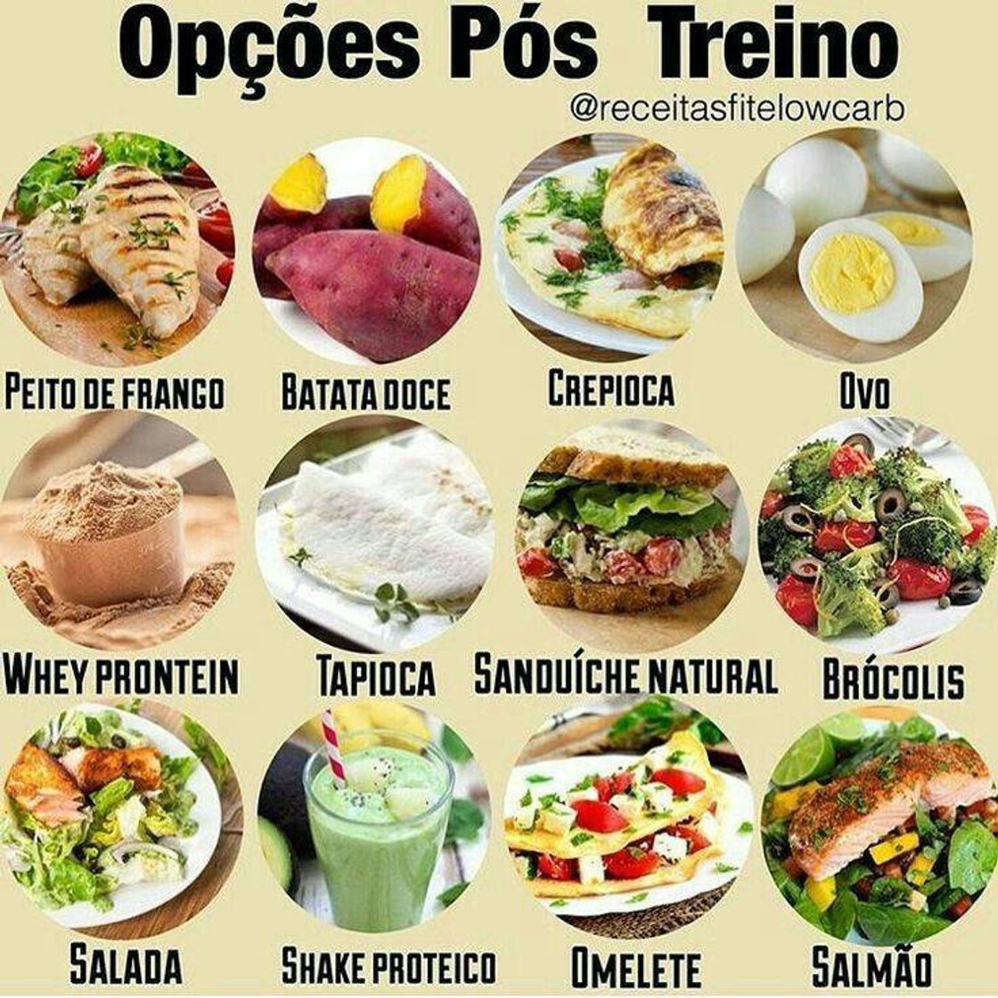 Fashion Opções de Pós-Treino 🥦🍠🍳