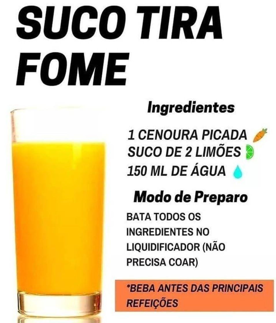 Moda SUCO TIRA FOME 😋