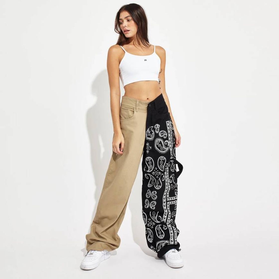 Moda True High Waisted Pants - Paisley

