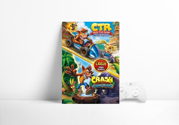 Videogame Crash Team Racing Nitro-Fueled + Crash Bandicoot N'Sane Trilogy Bundle