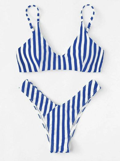 Women's Secret Mi Solid Blue Spupb Tops de Bikini, Azul