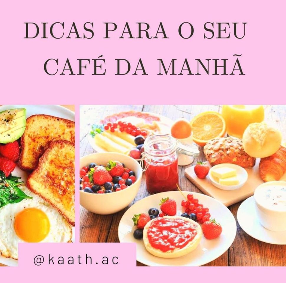 Fashion Café da manhã saudável 