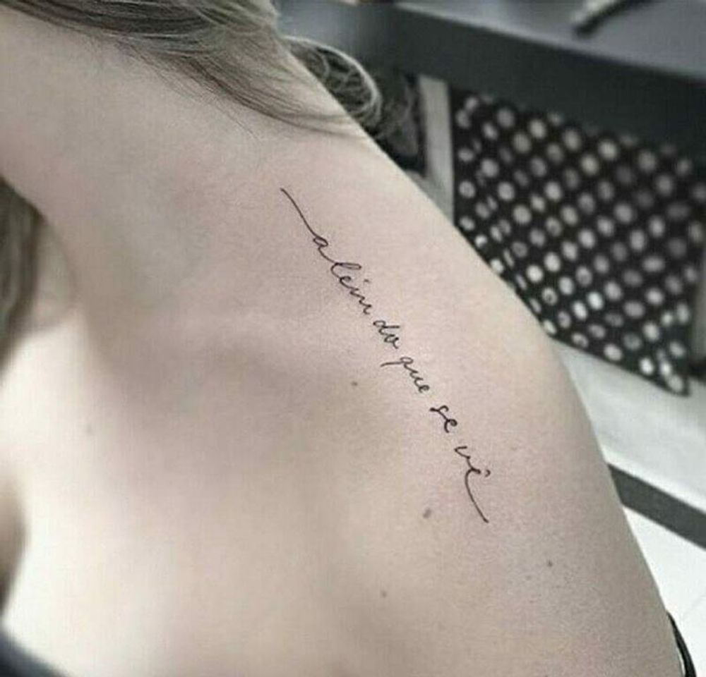 Fashion Tatuagem de frases