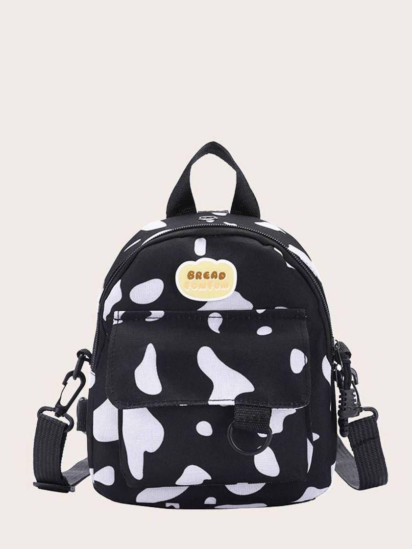 Fashion Mochila com estampa de vaca 