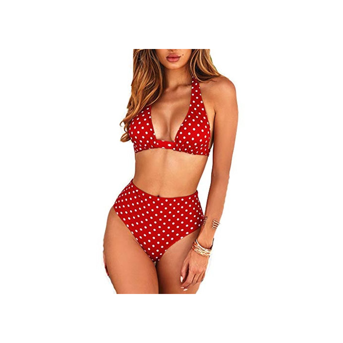 Producto CheChury Bikini Mujer Push up Impresión Traje de baño Conjuntos Cintura Alta