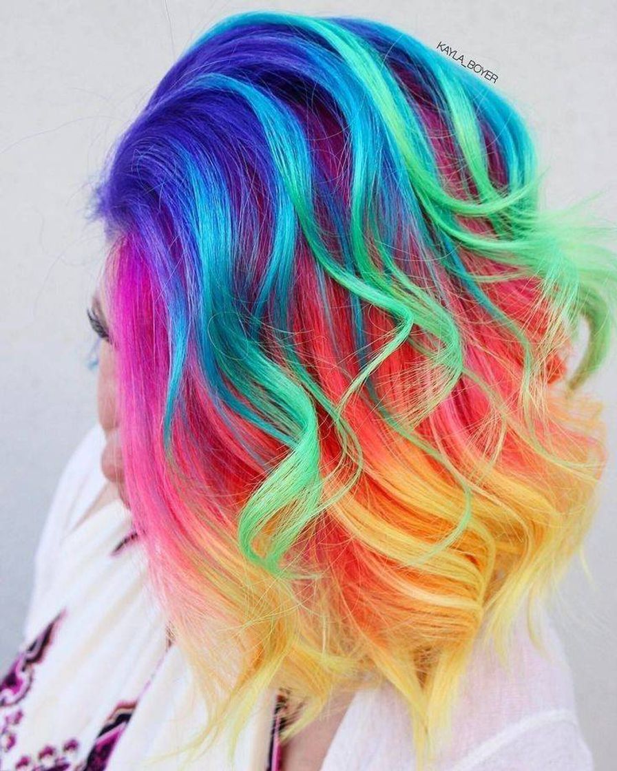 Fashion HAIR COLORFUL🌈