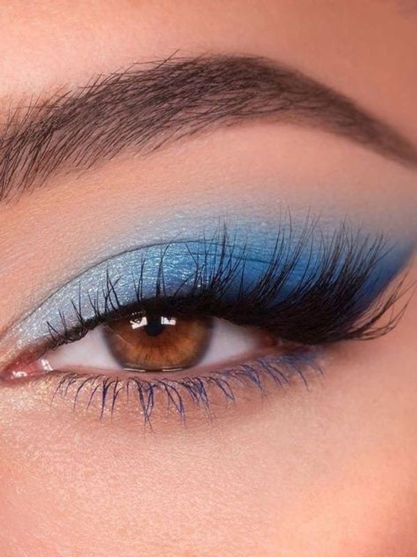 Social Maquiagem azul