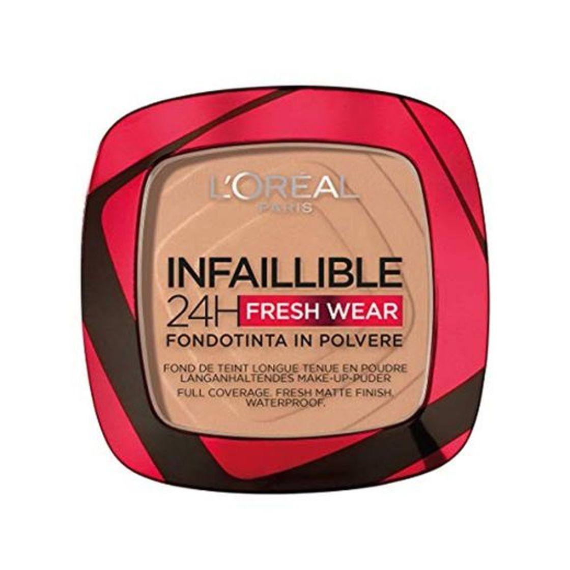 Beauty L'Oréal Paris Polvos Compactos Mate Infalible 24H, Larga Duración, Cobertura Media-Alta, Resistente