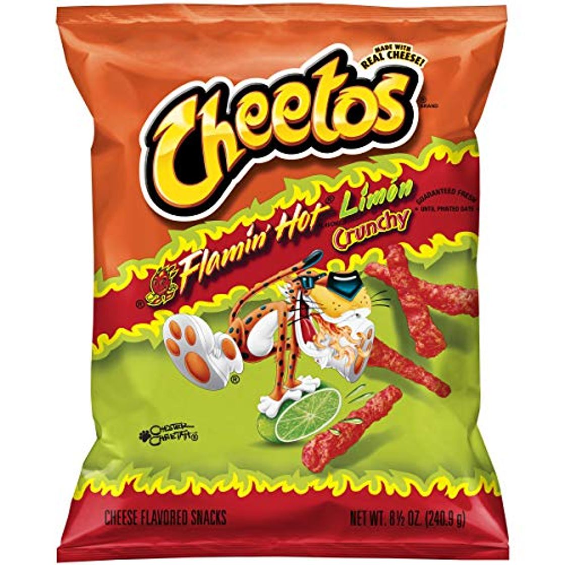 Producto Cheetos Flamin Hot Limon Crunchy 8.5 oz