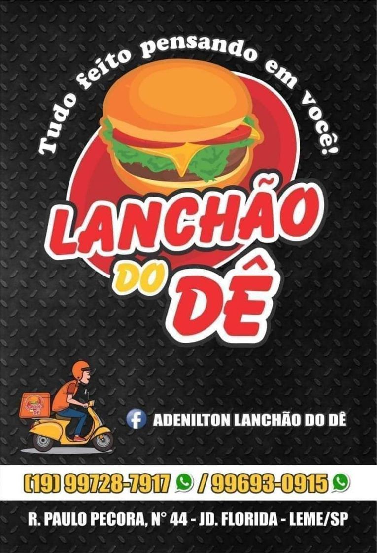 Restaurantes Lanchão Do Dê - Leme