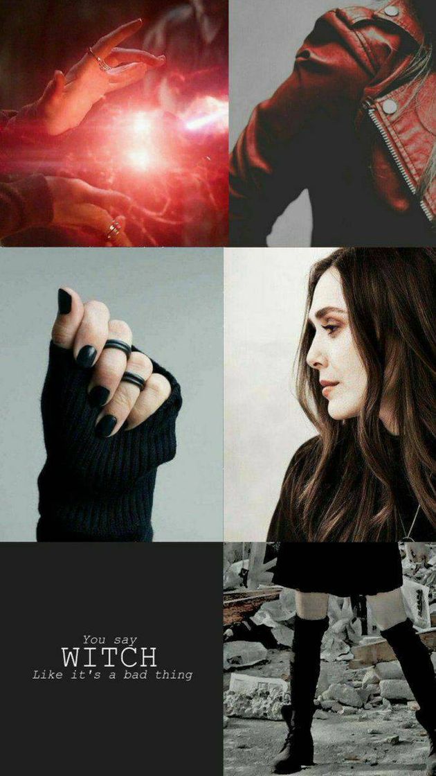 Fashion Lockscreen Wanda Maximoff (Feiticeira Escarlate)