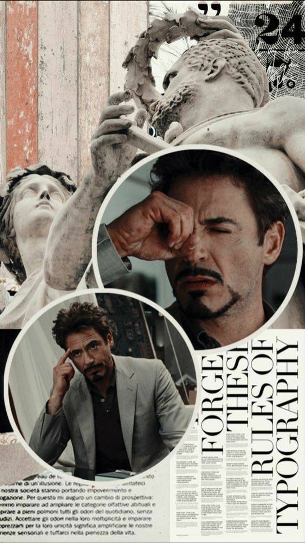 Fashion Lockscreen Tony Stark (Homem de Ferro)