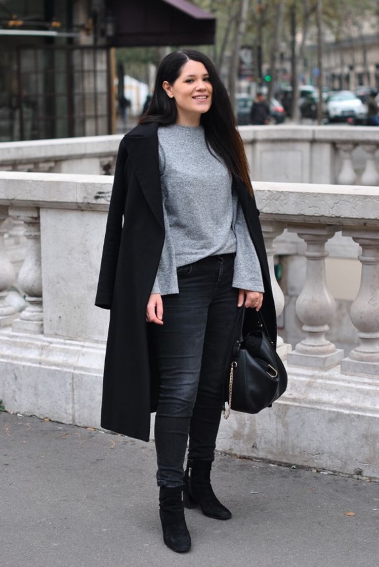 Moda nº389: outfit casual en negro y gris - lucia gallego blog