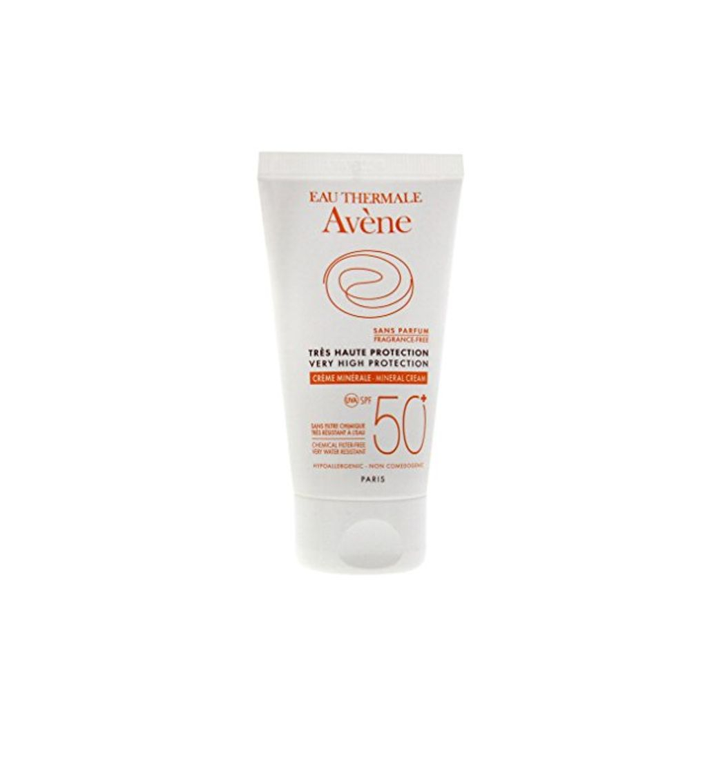 Belleza Avène Solar Crema Pantalla Física Piel Intolerante SPF 50