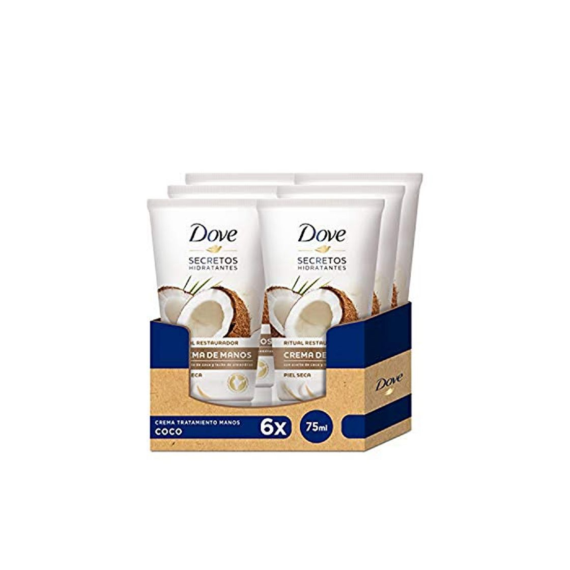 Product Dove Aceite de Coco y Leche de Almendras Crema de Manos 65