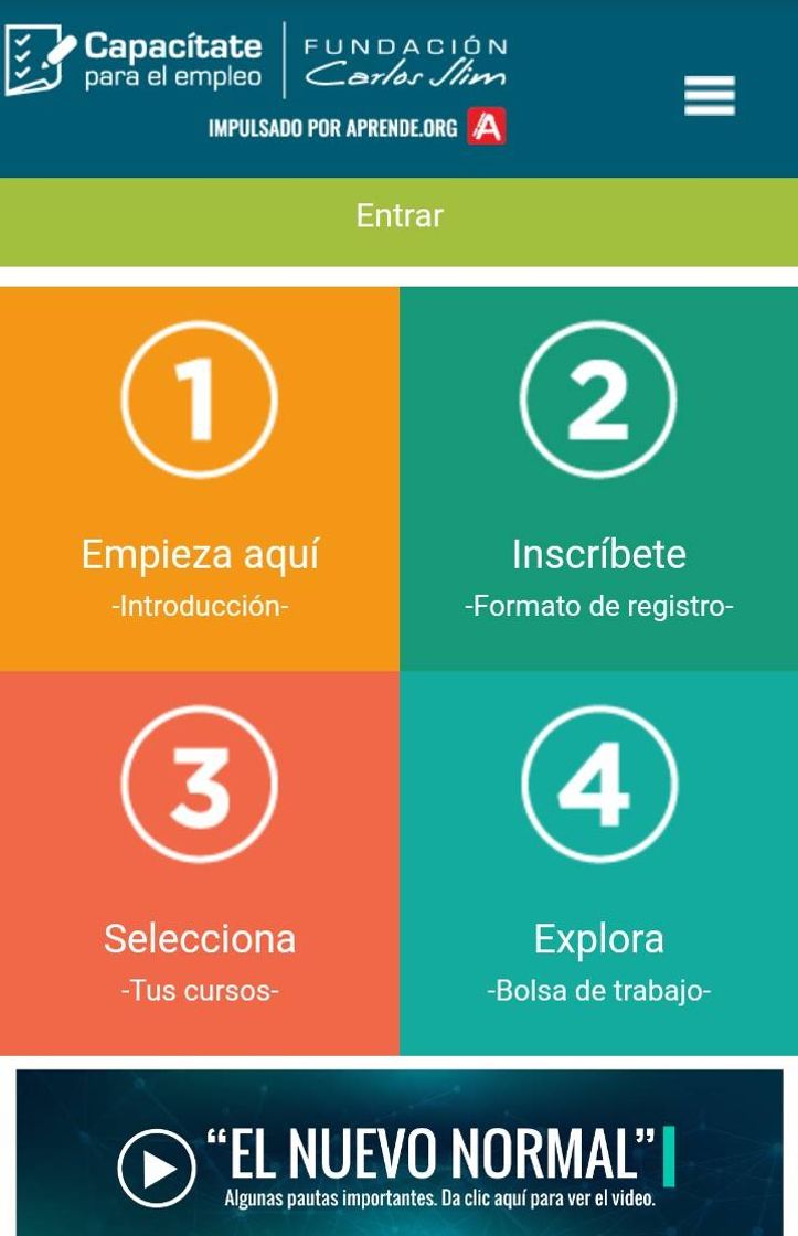Social Una página de internet , para capacitación de empleo