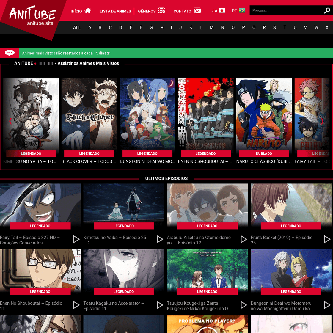 Aplicaciones Anitube Animes Online