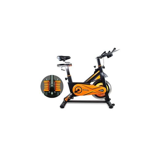 gridinlux. Trainer Alpine 8500. Bicicleta Spinning Pro Indoor. Volante de Inercia 25