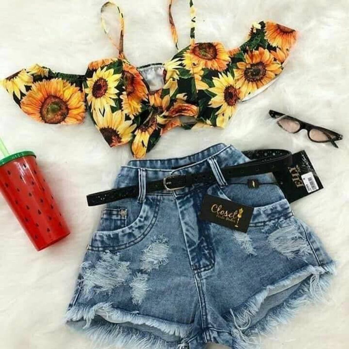 Moda Top girassol 🌻