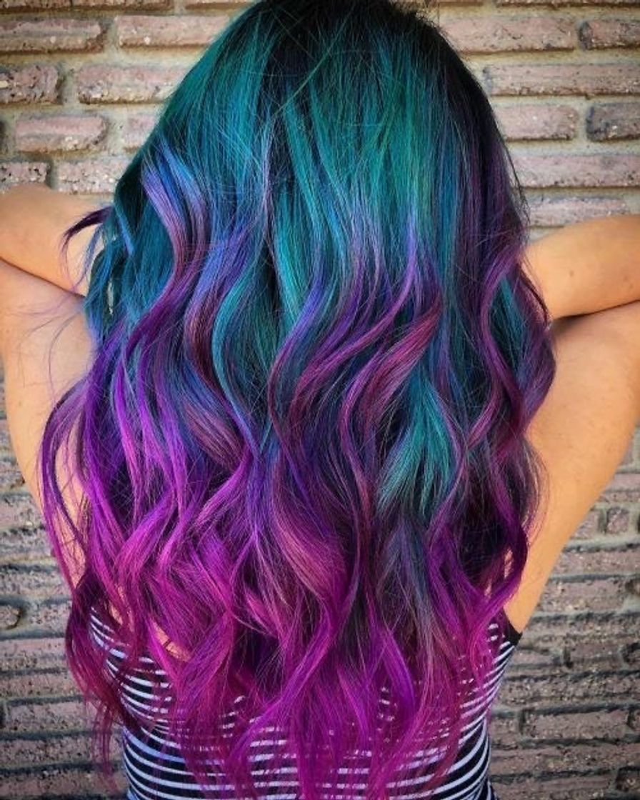 Moda Cabelo galaxia 