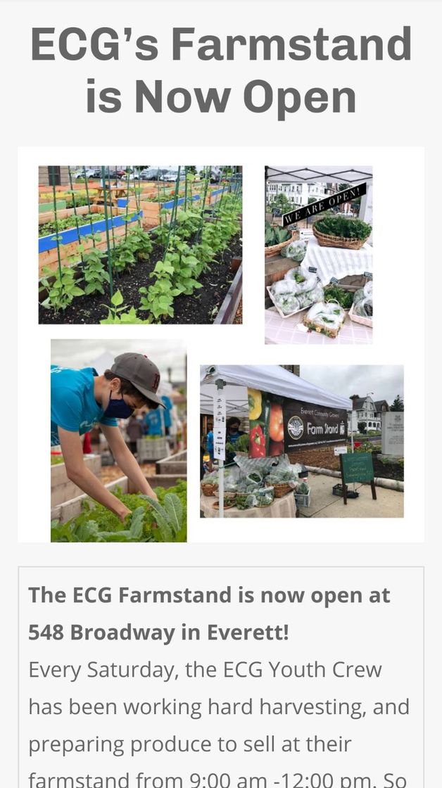 Social Everett Community Growers – (Lugar onde eu trabalho) :D