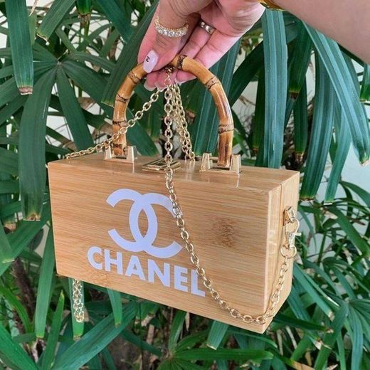 wooden Chanel purse ✨👜