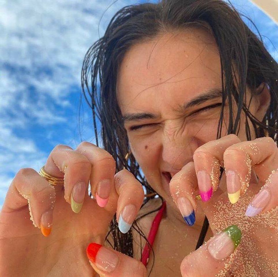 Rainbow nail