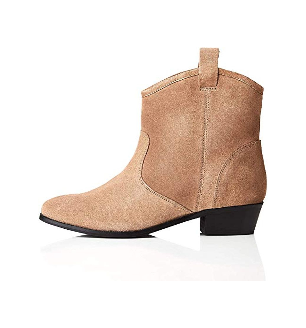 Moda find. Pull On Leather Casual Western Botas Chelsea