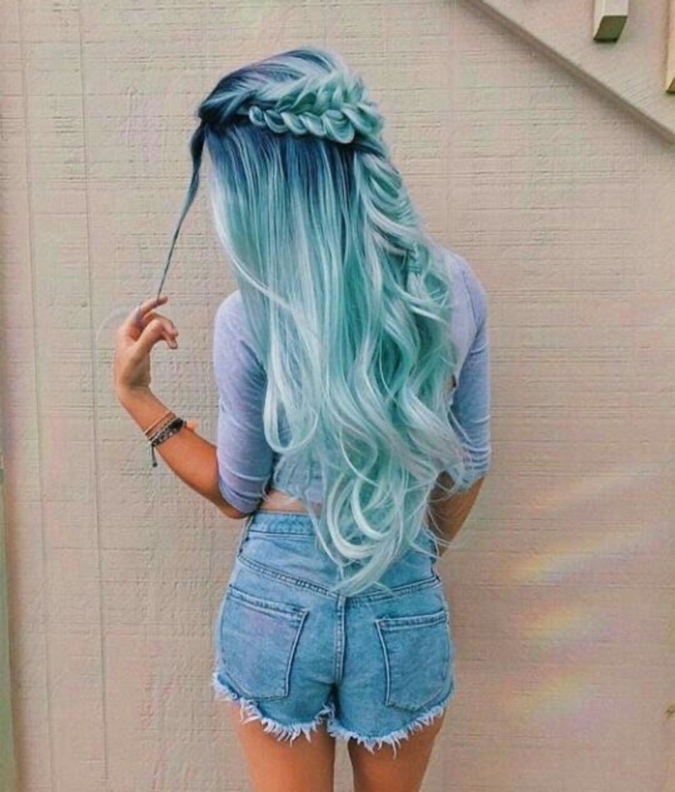 Moda blue hair 