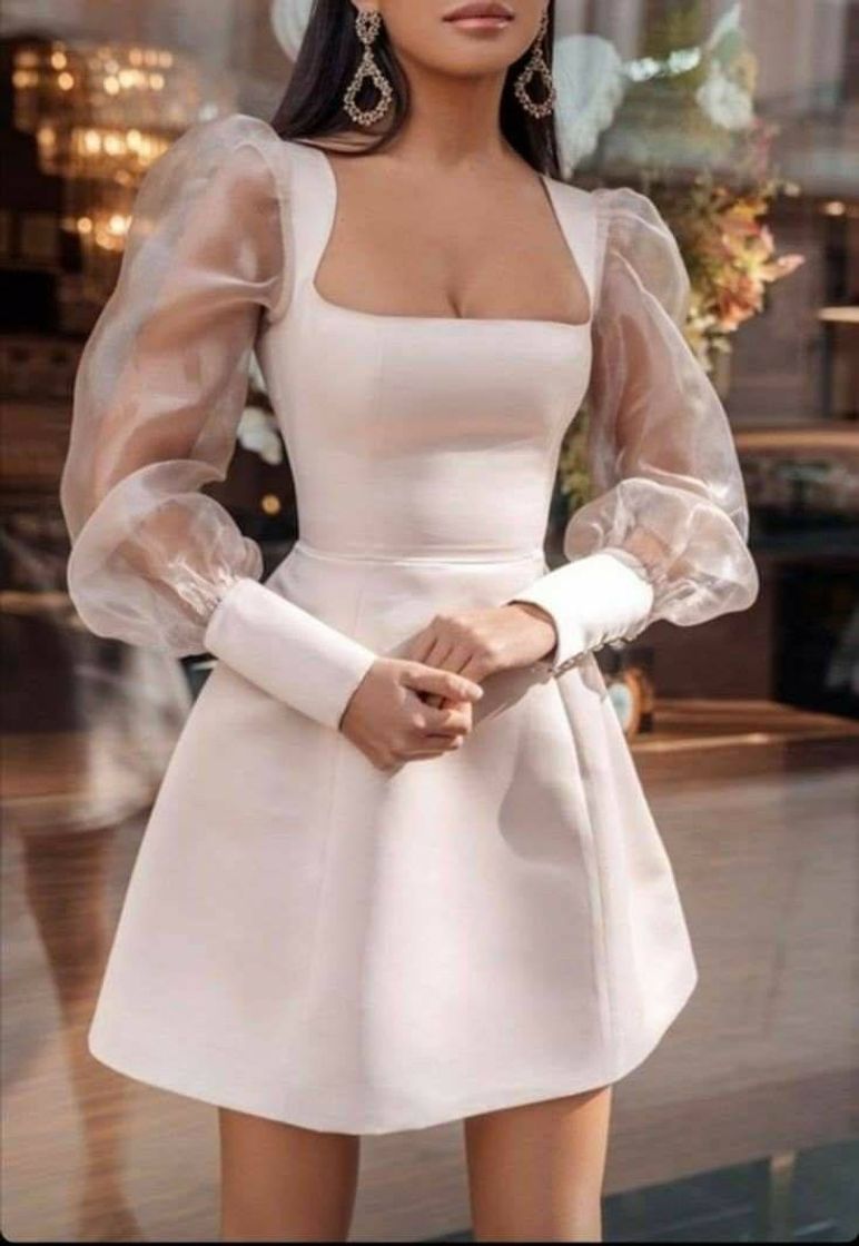 Fashion Vestido branco 😍