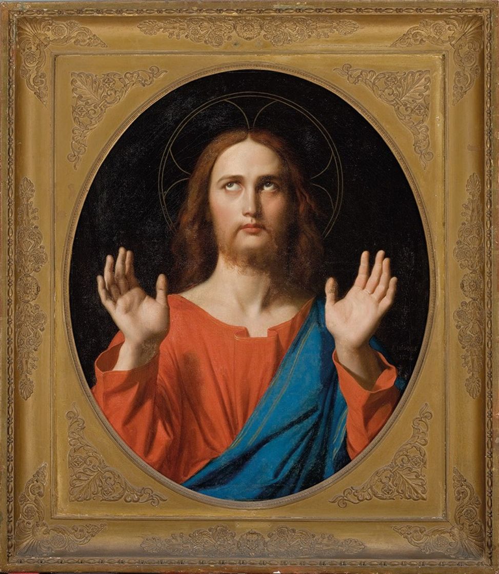 Fashion Cristo Abençoador - Jean-Auguste Dominique Ingres