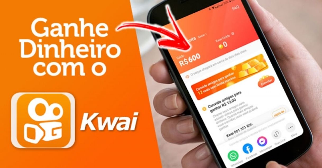 App Kwai: Rede social pagando para que você acesse?! 