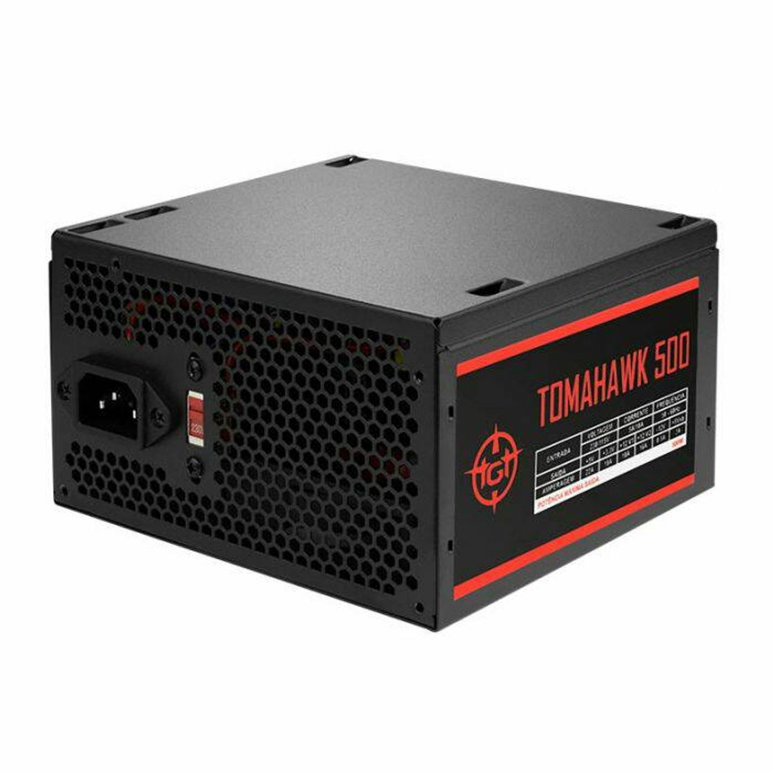 Moda Fonte TGT Tomahawk 500W Preto, TMWK500

