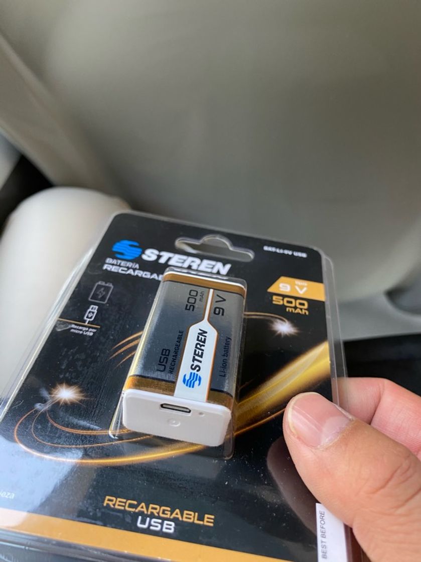 Social Batería recargable USB Li-Ion tipo 9V