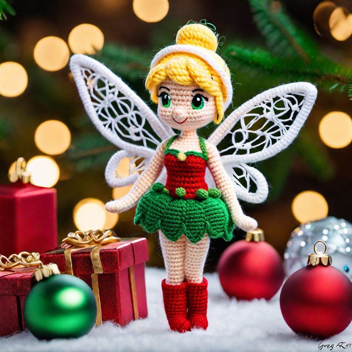 Fashion Croche - Tinker Bell 🧚🏽‍♂️ - Natal 