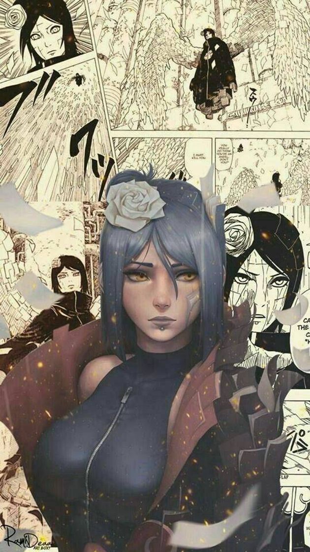 Moda Konan Um Dos Membros Da Akatsuki