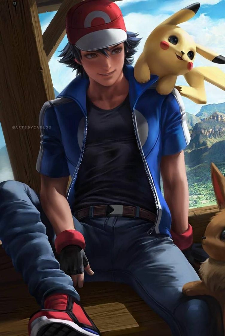 Fashion Ash e Pikachu.