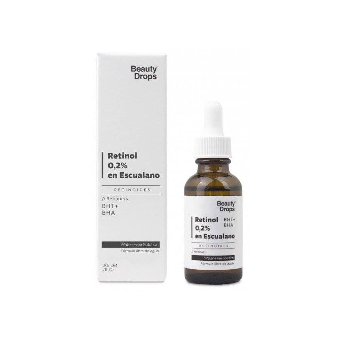 Products Retinol 0'2% en escualano de Beauty Drops