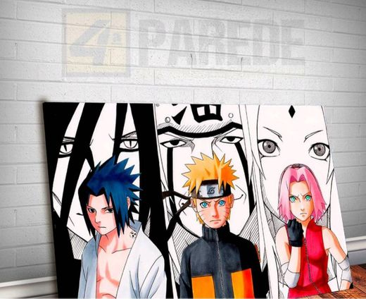 Placa decorativa Naruto 🖤🔥