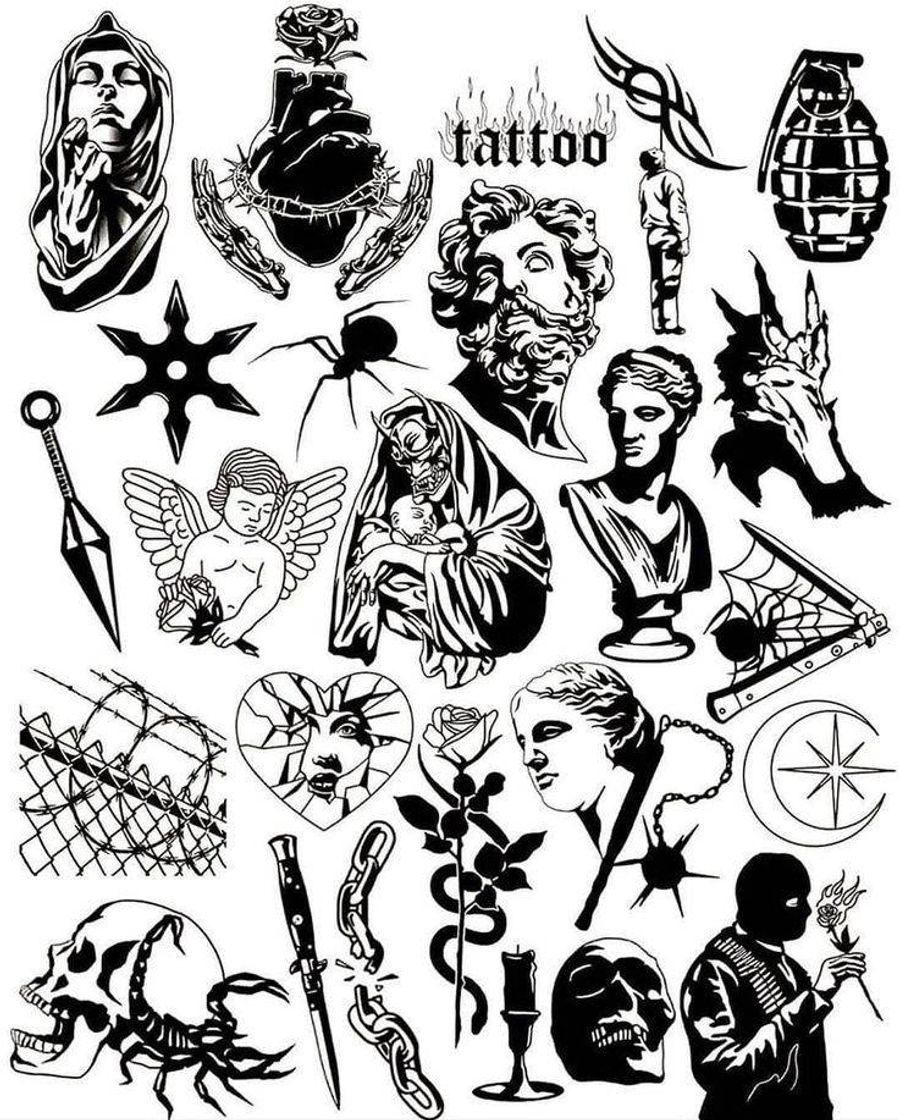 Fashion Ideias de tatuagens