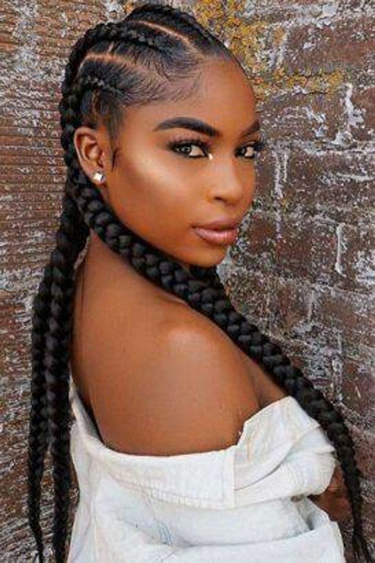 Moda tranças box braids