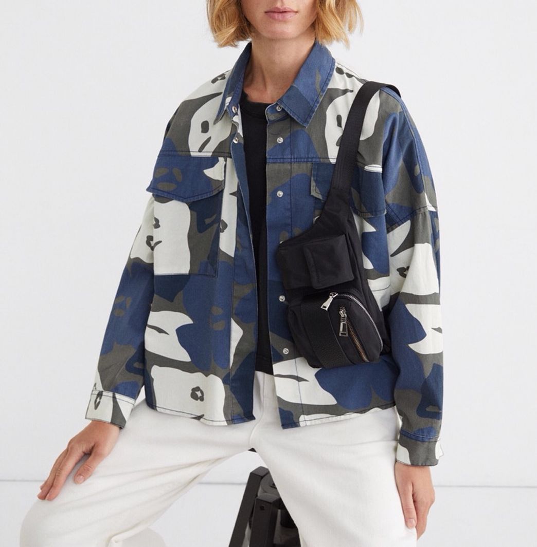 Camisa Estampado Floral - Azul - Camisas & Blusas - Parfois