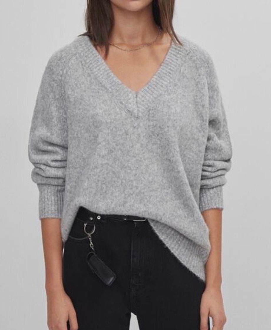 Camisola decote em v