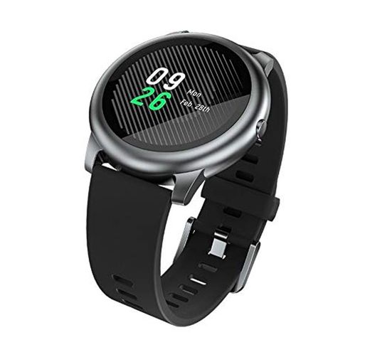 HAYLOU  LS05 Smartwatch, Reloj Inteligente Impermeable IP68 Solar Pulsera de Actividad Inteligente,