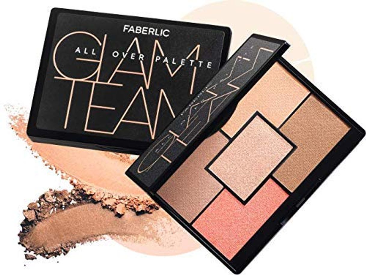 Products Faberlic Glam Team Face Color Palette 5 in 1 Italian Full Makeup