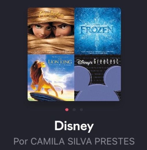 Playlist de músicas da Disney